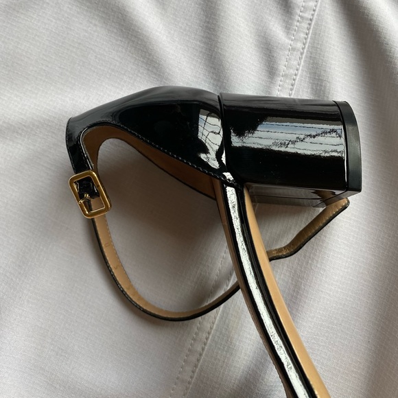 Salvatore Ferragamo Gavin’s Black Patent Leather Heels - Picture 7 of 9